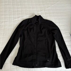 Black Barco One 2 Pocket Scrub Jacket